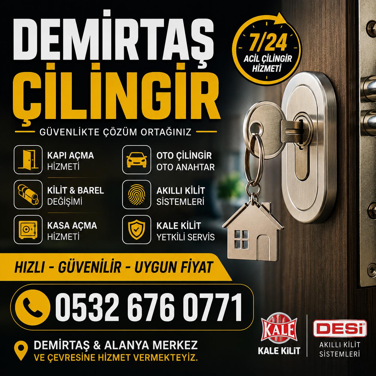Demirtaş Çilingir 0532 676 0771