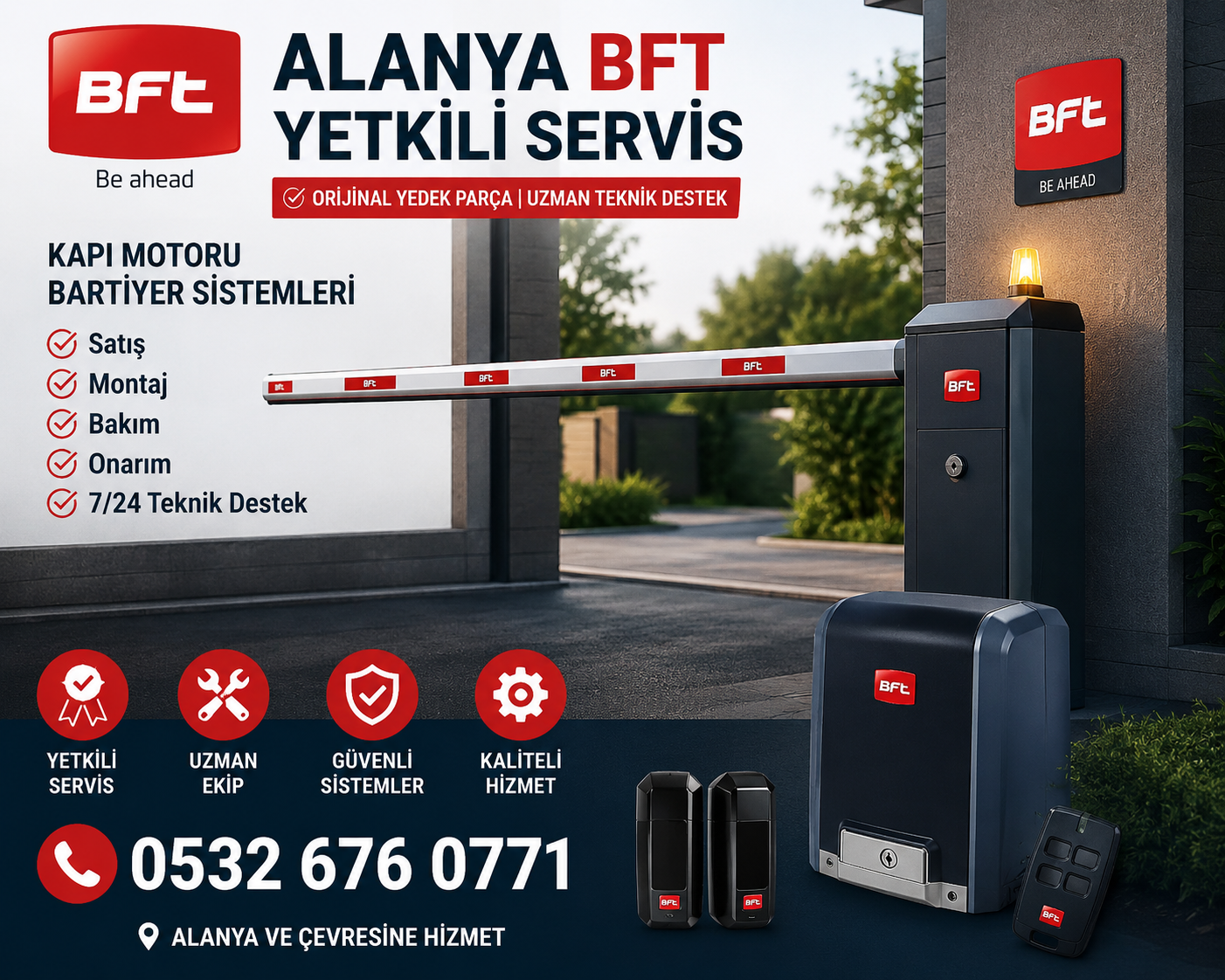 Alanya Bft Yetkili Servis 0532 676 0771